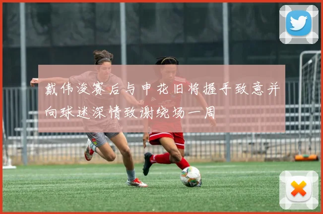 戴伟浚赛后与申花旧将握手致意并向球迷深情致谢绕场一周